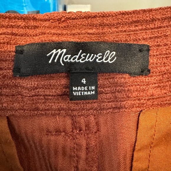Madewell Corduroy High-Rise pleated trousers - Picture 3 of 8
